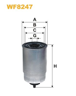 WIX FILTERS Kütusefilter WF8247